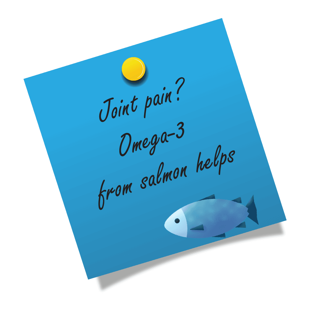 Join pain ? omega-3 from salmon helps
