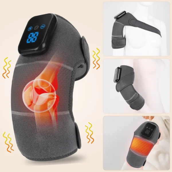 Heating Leg Massager Shoulder Brace Knee Massager Pain Relief – Image 2