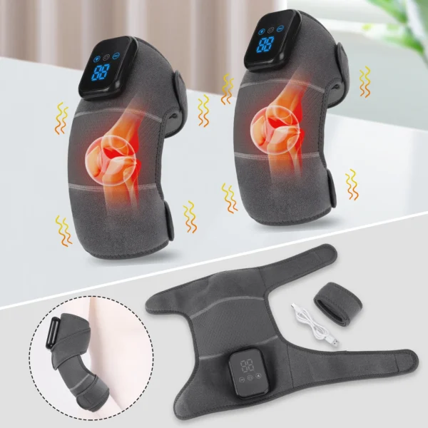 Heating Leg Massager Shoulder Brace Knee Massager Pain Relief – Image 6
