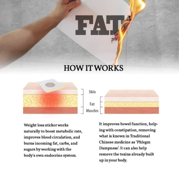 10 pcs  Slim Patch Fast Weight Loss Reduction Slimming Product – Image 3