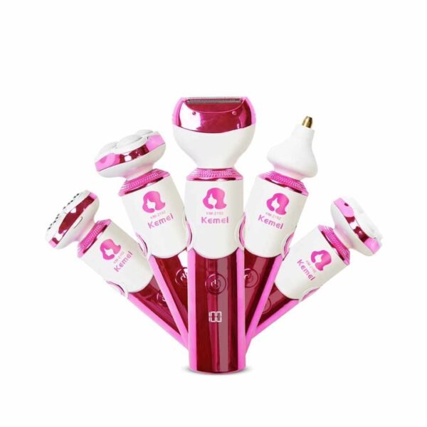 Épilateur électrique rechargeable 6 en 1 pour femme - Kemei - KM-2192 – Image 2