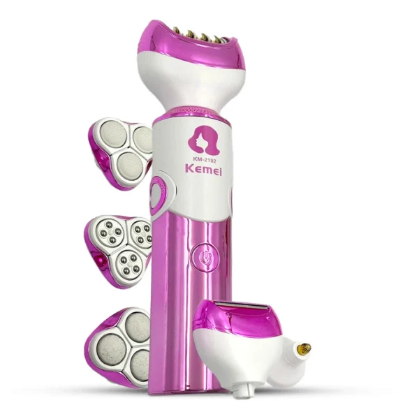 Épilateur électrique rechargeable 6 en 1 pour femme - Kemei - KM-2192 – Image 15