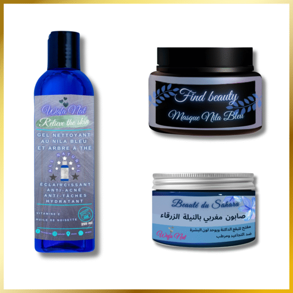 Pack Soin visage- au Nila bleu- Wafa Nat