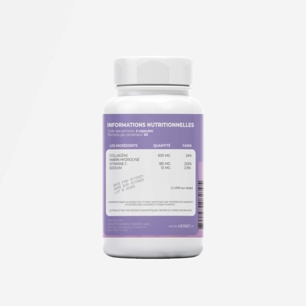 كبسولات الكولاجين البحري (60 كبسولة) COLLAGEN-HZC001 – Image 3