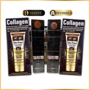 Pack Crème solaire collagène Invisible & Teinté- 100 ml chacune