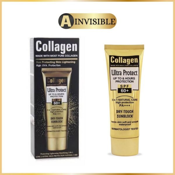 Pack Crème solaire collagène Invisible & Teinté- 100 ml chacune – Image 2