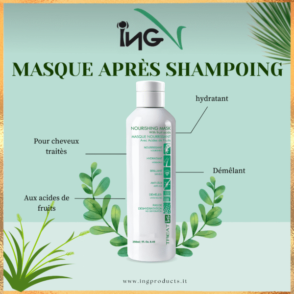 Après Shampoing Démêlant & Nourrissant - 250 ml- ING – Image 2