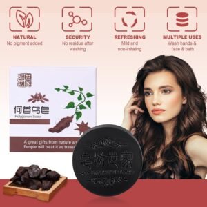 Shampoing de Couverture des Cheveux Gris